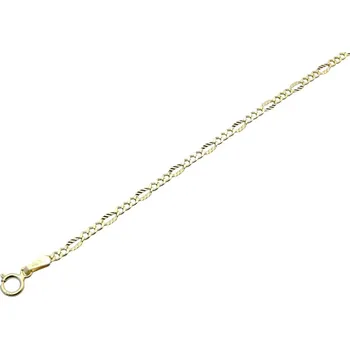 Náramek Zlatý 585/1000 náramek figaro 1681