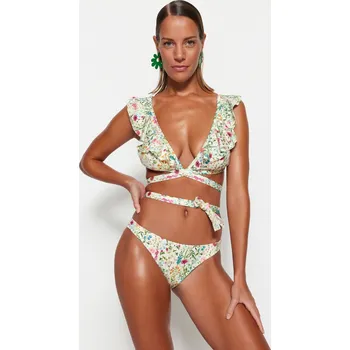 Dámské plavky Dámské plavky spodní díl Trendyol Trendyol šedá 2321518