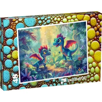 Puzzle puzzle „Zapomenutý dračí les“