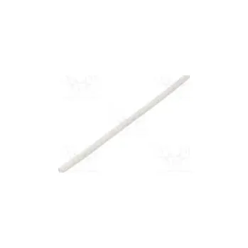 Teplem smrštitelná trubička bez lepidla 2 1 2,4mm L 1m bilá