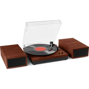 Gramofon Fenton RP165C Record Player Set Cherry