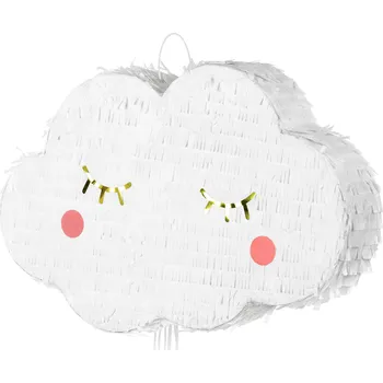 Svatební dekorace PartyDeco Pinata - Mrak, 50x32x9cm