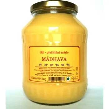 Přepuštěné máslo Ghí - přečištěné máslo 1450g / 1700ml