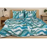 Bavlněné povlečení PLUS MALVA tyrkysové