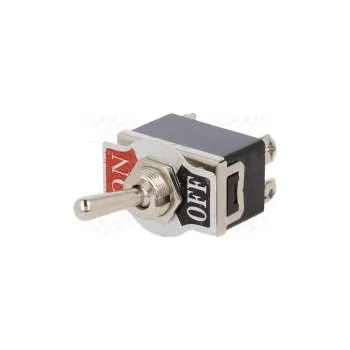 Elektroinstalační materiál Přepínač páčkový Polohy 2 DPST OFF-ON 15A/250VAC -55÷65°C