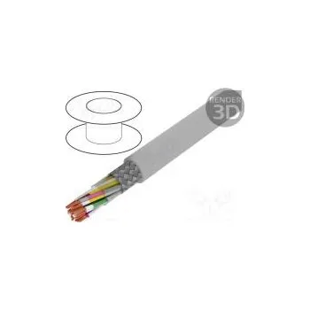 elektrický kabel LAPP 0031324 Vodič Li2YCY-TP 10x2x0,22mm2 PVC šedá 50V Ochranná žíla není