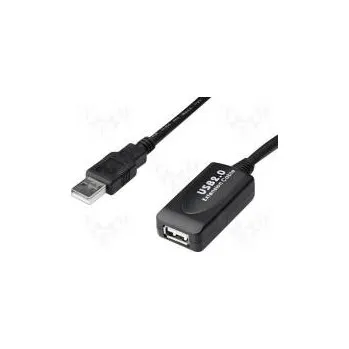 Elektrická zásuvka Repeater USB USB 2.0 USB A zásuvka, USB A vidlice 15m