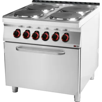 Sporák RM GASTRO Sporák s elektrickou troubou SPT 90/80 11 E RedFox