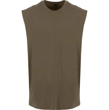 Pánské tílko New Morning Studios Pánské tričko bez rukávů Studio Olivově zelená XL