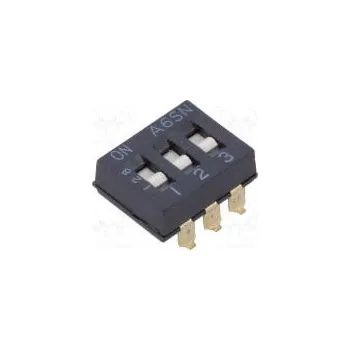 Síťový prvek Přepínač DIP-SWITCH Počet sekcí 3 ON-OFF 0,025A/24VDC pol 2