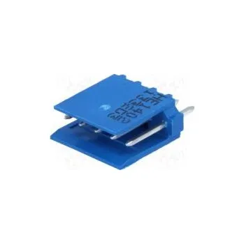 Elektrický konektor Socket wire-board male HE14 2.54mm PIN 5 THT 3A tinned blue
