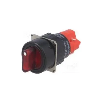 vypínač Přepínač otočný pol 2 SPST-NO + SPST-NC 3A/220VAC 2A/24VDC