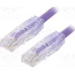 Patch cord TX6™ PLUS,U/UTP 6 lanko Cu LSZH fialová Dél 5m