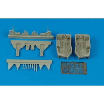 Plastikový model Aires 1/48 F6F-3/5 Hellcat wheel bays