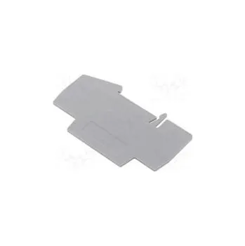 Krajní/oddělovací destička šedá Šíř 2mm Výš 53mm L 88,7mm