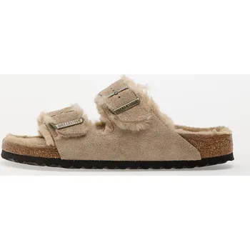 Pánské tenisky Tenisky Birkenstock Arizona Shearling Suede Leather/ Fur Taupe EUR 37