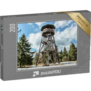 Puzzle puzzle 200 dílků „Rozhledna Anna, Orlické hory, Česká republika“