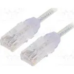 Patch cord TX6-28™,U/UTP 6 lanko Cu LSZH bílá Dél 3m 28AWG