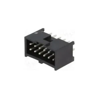 Elektrický konektor Socket rectangular male PIN 12 straight THT tinned 2.54mm