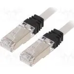 Patch cord S/FTP,TX6A™ 10Gig 6a lanko Cu LSZH šedá Dél 3m