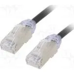 Patch cord F/UTP,TX6A-28™ 6a drát Cu LSZH černá Dél 0,5m