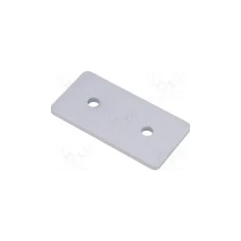 Stavební profil Plochá spojka pro profily W 45mm L 90mm ocel stříbrná