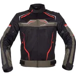 W-TEC Letní moto bunda Rovin černo-zeleno-červená - XL