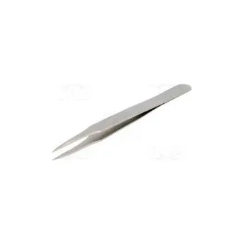 Kosmetická pinzeta Pinzeta 115mm pro precizní práce Hroty rovné, úzké