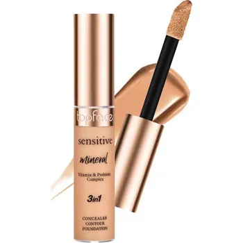 Korektor TOPFACE minerální tekutý korektor 3v1, VEGAN, 005 Medium Beige, 12ml
