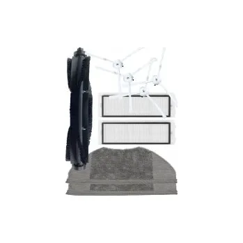 Sada příslušenství pro robotický vysavač Kartáče a HEPA filtry pro vysavač QIHOO 360 360 Robot Vacuum S7 sada a mopy 9ks