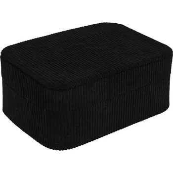 Šperkovnice H&L Šperkovnice se zrcátkem, 19cm, černá