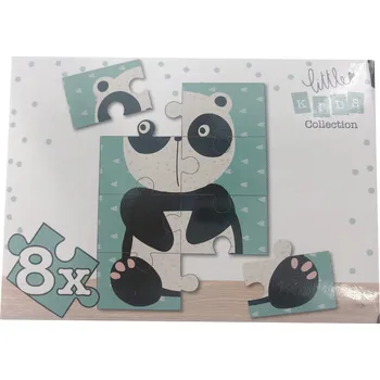 Puzzle H&L Dětské puzzle Mini 8ks, panda