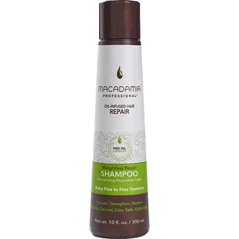 Šampon Macadamia Lehký hydratační šampon pro všechny typy vlasů Weightless Repair (Shampoo) 300 ml + 2 měsíce na vrácení zboží