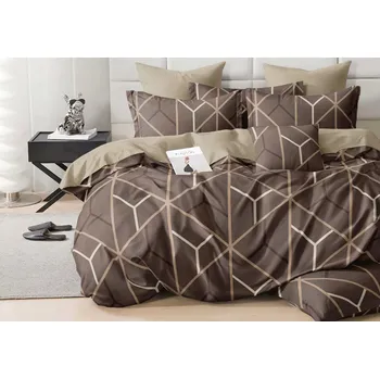 Povlečení Bavlněné povlečení Lines béžová