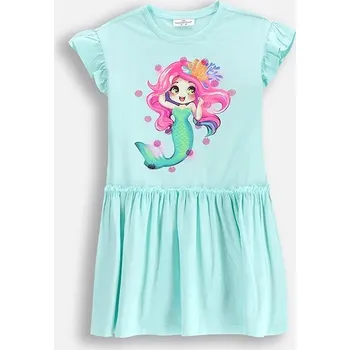 Dámské šaty Šaty Coccodrillo WC5129202IGK tyrkysová 60X, vel. 110