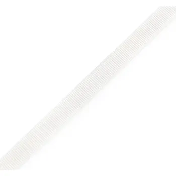Textilní guma Pruženka s rypsovým vzorem / ramínková šíře 10 mm bílá 18 m