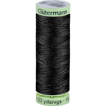 Polyesterové nitě Gütermann Jeans návin 30 m černá 1 ks
