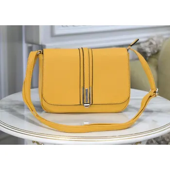 Kabelka Malá kabelka David Moda s klopou žlutá L4967