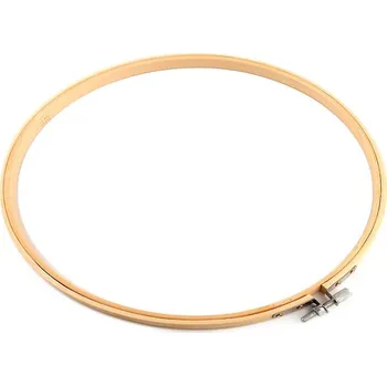 Vyšívací kruh bambusový Ø22 cm bambus světlý 10 ks