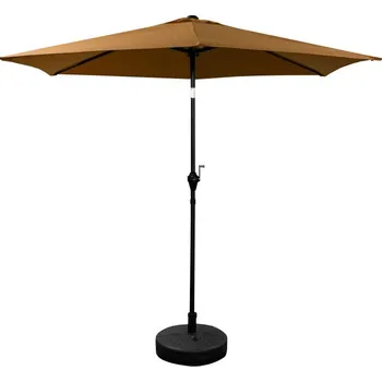 Slunečník Aga Naklápěcí zahradní slunečník 250 cm Hnědý