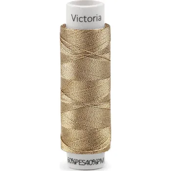 Nit Metalické nitě Victoria 100 m zlatá 10 ks