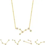 Victoria Filippi Stainless Steel Ocelový náhrdelník se znamením zvěrokruhu - 12 druhů, chirurgická ocel NH1319-2 Zlatá Býk (21.4. - 21.5.) 42 cm + 5 cm (prodloužení)