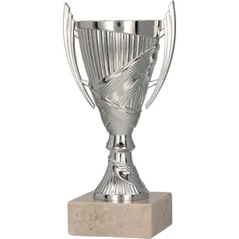 Plastový pohár stříbrný 9082/S