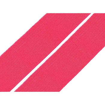 Textilní guma Pruženka tkaná šíře 20 mm růžová neon 25 m