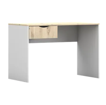 Psací stůl Psací stůl 08 Joy I, bílá / dub artisan, 110 x 75 x 51 cm