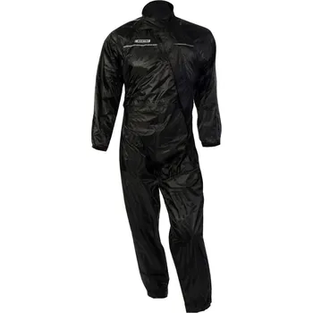 Moto kombinéza BIKETEC Nepromokavá kombinéza na motorku Black - Velikost S