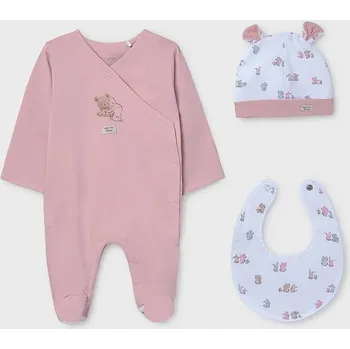 Kojenecký overall Kojenecké body Mayoral Newborn 9907.G.1A.Newborn.PPYH růžová 30X, vel. 60
