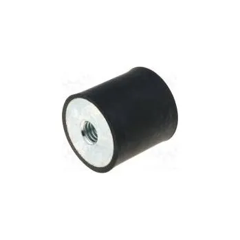 Tlumič chvění M8 Ø 30mm pryž Dl 20mm H 8mm 770N 1100N/mm