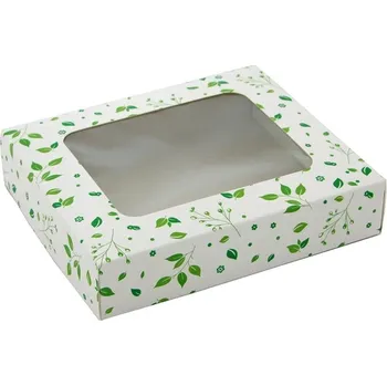 Svatební dekorace Krabice svatební a dárková 181504 Lístečky - 1/4kg