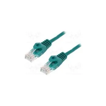 Počítač Patch cord U/UTP 5e lanko CCA PVC zelená 1,5m 26AWG